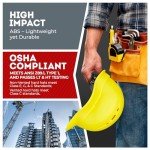 Vented Lime OSHA Hard Hat with Suspension