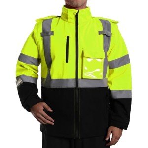 High Visibility Waterproof Safety Jacket for Men