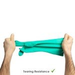 Chemical Resistant Nitrile Gloves - Size Large