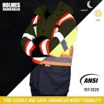 Hi-Vis Yellow Waterproof Rainsuit with Reflective Stripes