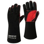 ARCCAPTAIN 16" Leather Welding Gloves - Heat Resistant