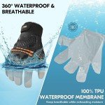 Heavy Duty Waterproof Winter Mechanic Gloves, Touchscreen
