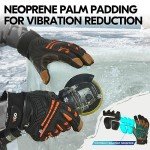 Heavy Duty Waterproof Winter Mechanic Gloves, Touchscreen