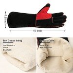ARCCAPTAIN 16" Leather Welding Gloves - Heat Resistant