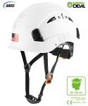 Green Devil Adjustable Vented Safety Helmet for Work