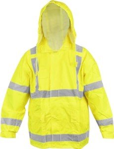 Hi-Vis Flame Retardant 2-Piece Rain Suit - Lime