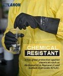 Heavy-Duty Reusable Rubber Chemical Resistant Gloves
