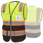 TICONN High Visibility Reflective Safety Vest