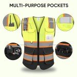 TICONN High Visibility Reflective Safety Vest
