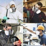 BAOMAO Half Face Mask with Safety Glasses