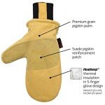 Kinco Waterproof Leather Work and Ski Mitts 901T