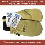 Kinco Waterproof Leather Work and Ski Mitts 901T