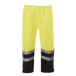 Waterproof Rain Pants Class 3 (2X-Large) Black/Yellow