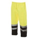 Waterproof Rain Pants Class 3 (2X-Large) Black/Yellow