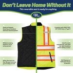 JORESTECH High-Visibility Reversible Insulated Safety Vest