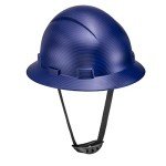 Beguiled Blue Carbon Fiber OSHA Hard Hat