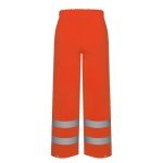 Hi-Vis Waterproof Rain Pants with Hood for Men