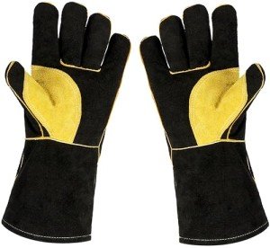 VLUYYV Heat Resistant BBQ and Welding Gloves
