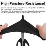 Heavy Duty Black Nitrile Disposable Gloves - 100 pcs