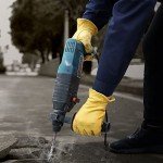 OZERO Heavy Duty Leather Work Gloves - 3 Pairs