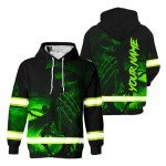 Hi-Vis Reflective Skull Hoodie for Outdoor Safety