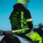 Hi-Vis Reflective Skull Hoodie for Outdoor Safety