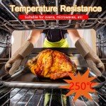 AOUCHI Fireproof Cowhide BBQ Welding Gloves