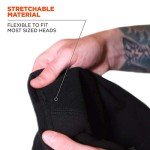 2-Pack Ergodyne Hinged Balaclava Face Masks, Black & Lime