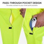 Hi-Vis Waterproof Rain Jacket & Pants Set