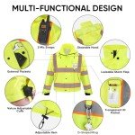 Hi-Vis Waterproof Rain Jacket & Pants Set