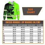 Hi-Vis Safety Hoodie with Custom Name & Skull
