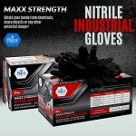 Heavy-Duty Nitrile Gloves for Safety & Control