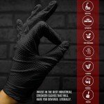 Heavy-Duty Nitrile Gloves for Safety & Control