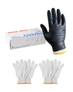 ANBOSON Disposable BBQ Gloves with Washable Liners