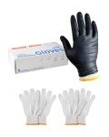 ANBOSON Disposable BBQ Gloves with Washable Liners