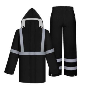 High Visibility Waterproof Rain Gear for Men