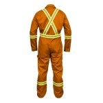 High Visibility Flame Resistant Coverall - Orange Medium
