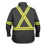 Flame Resistant Hi-Vis FR Shirt - Medium Dark Grey