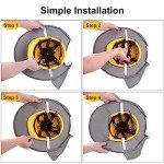 Hard Hat Sun Shade with Full Brim Visor Set
