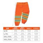 Reflective Safety Pants for Outdoor Workers - Orange