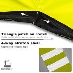 Hi-Vis Waterproof Safety Work Pants for Men