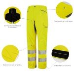 Hi-Vis Waterproof Safety Work Pants for Men