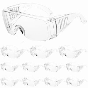 Lightweight Clear Safety Glasses for Men and Women