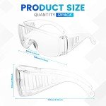 Lightweight Clear Safety Glasses for Men and Women