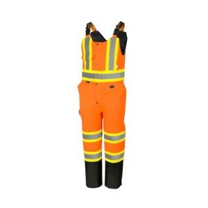 Hi-Vis Waterproof Bib Pants for Outdoor Safety