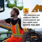 Hi-Vis Waterproof Bib Pants for Outdoor Safety