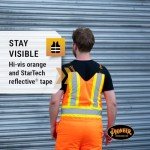 Hi-Vis Waterproof Bib Pants for Outdoor Safety