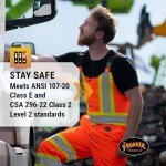 Hi-Vis Waterproof Bib Pants for Outdoor Safety