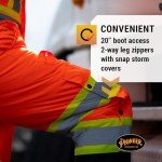 Hi-Vis Waterproof Bib Pants for Outdoor Safety