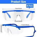 Kigeli Over Glasses Safety Goggles for Adults